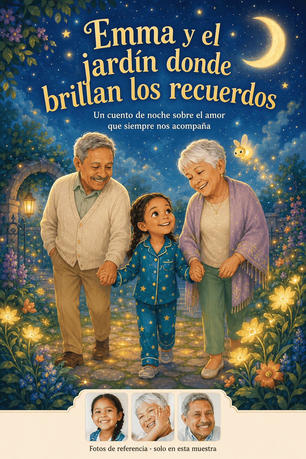 Portada de Emma y el jardín donde brillan los recuerdos
