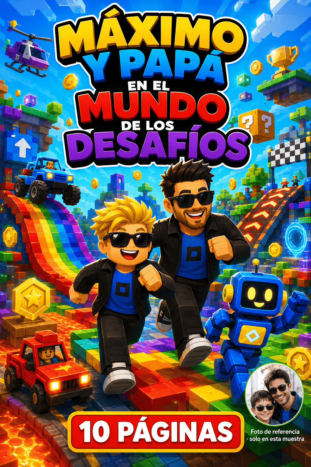 Portada de aventura original en un mundo de juego