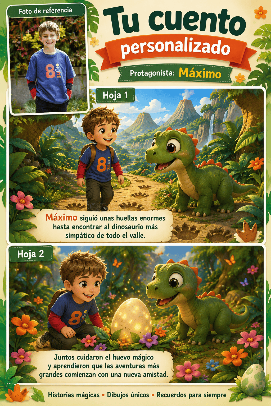 Ejemplo CUPI de dinosaurios